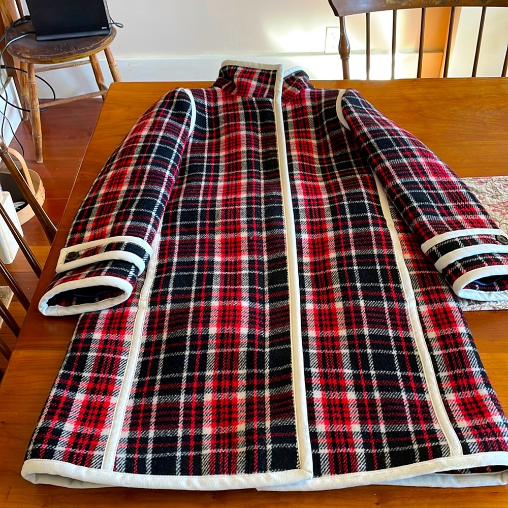 J. Crew Collection Tartan Coat